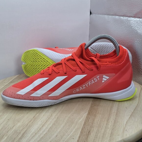 Mens Size 6.5 W7.5- Adidas x Crazyfast League Indoor Unisex Soccer Shoes  IF0704 - Picture 9 of 10